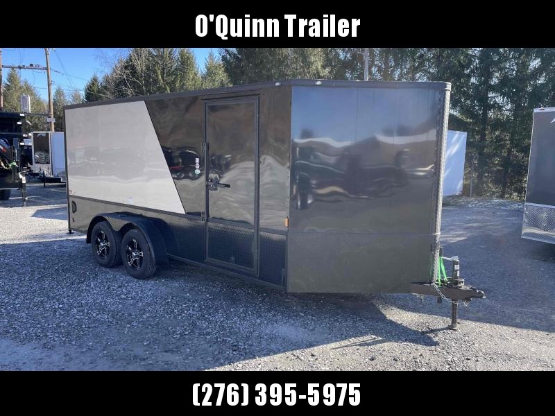 2022 Continental Cargo Loaded Motorcycle 7x16 vnose sd ramp door Enclosed Trailer 2022 Continental Cargo Loaded Motorcycle 7x16 vnose sd ramp door Enclosed Trailer