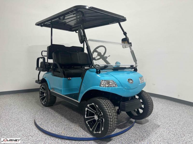 2025 Evolution Classic 4 Pro Lithium Ion Sky Blue Golf Cart Club Car
