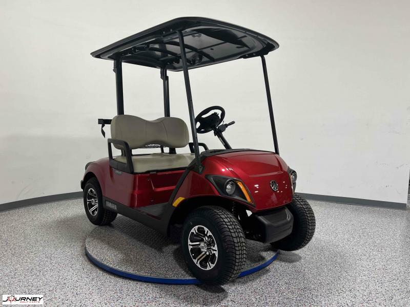 2023 Yamaha Drive 2 AC Electric Jasper Red Golf Cart Club Car Dealer in Greenville TX