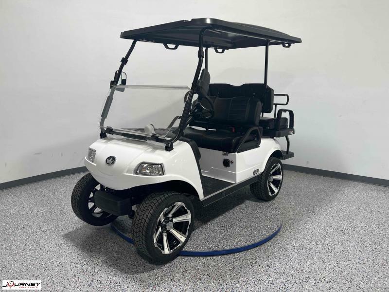 2024 Evolution Classic 4 PRO Lithium Ion Golf Cart with two tone seats