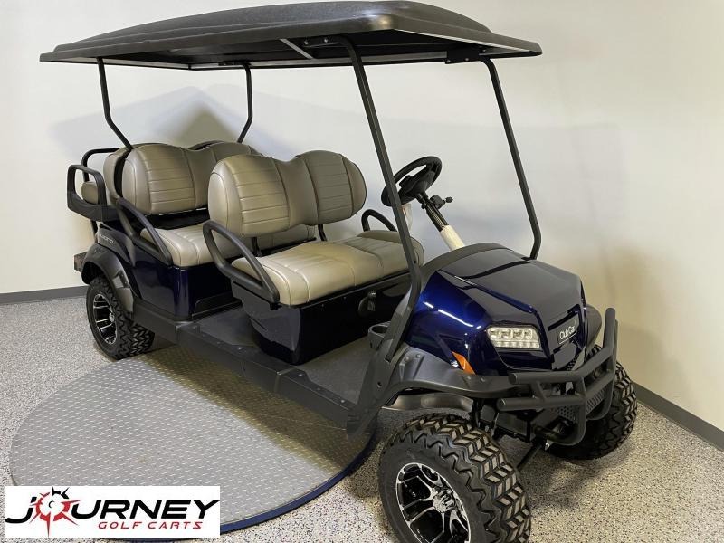 2022 Club Car Onward Metallic Blue Onyx 6 Passenger Lifted EFI Gas Golf Cart  1675344230