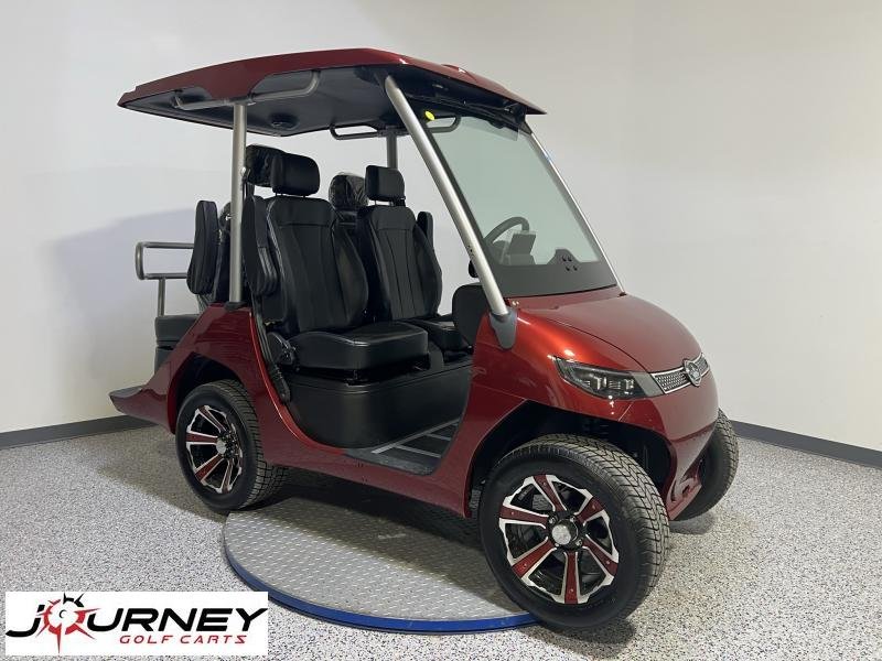 2023 Evolution D3 Golf Cart Lithium Battery 25+ mph Flamenco Red Club
