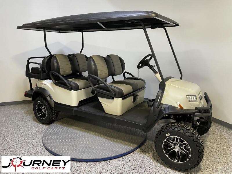 2022 Club Car Onward 6 Passenger Lifted EFI Gas Metallic Glacier White Premium Seating 2022 Club Car Onward 6 Passenger Lifted EFI Gas Metallic Glacier White Premium Seating