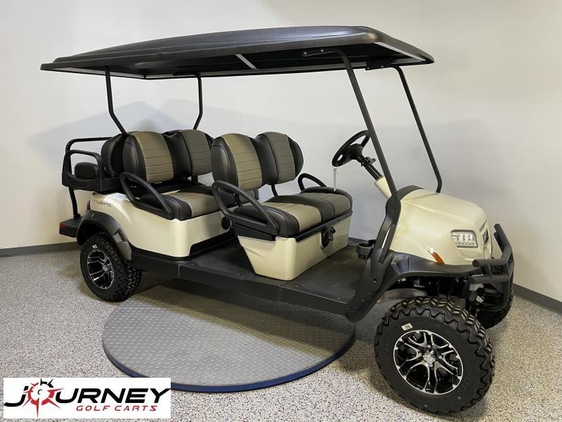 2022 Club Car Onward 6 Passenger Lifted EFI Gas Metallic Glacier White Premium Seating 2022 Club Car Onward 6 Passenger Lifted EFI Gas Metallic Glacier White Premium Seating