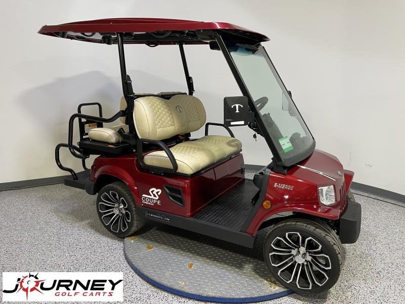 2022 Tomberlin 2022 Tomberlin E-Merge SS Coupe 4 Passenger Extended Roof Golf Cart 2022 Tomberlin 2022 Tomberlin E-Merge SS Coupe 4 Passenger Extended Roof Golf Cart