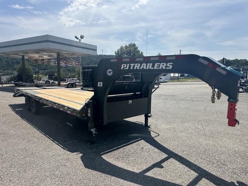 2025 PJ Trailers LS 25' Gooseneck Flatdeck Trailer