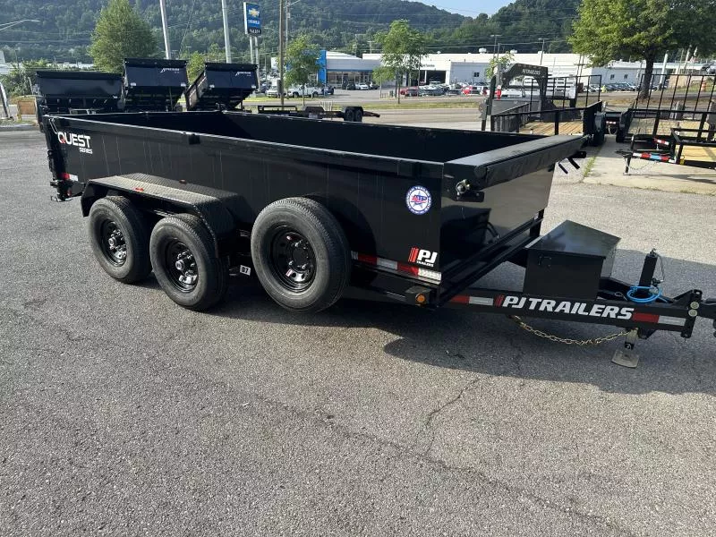 2026 PJ Trailers D7 83" x 14' QUEST Dump Trailer
