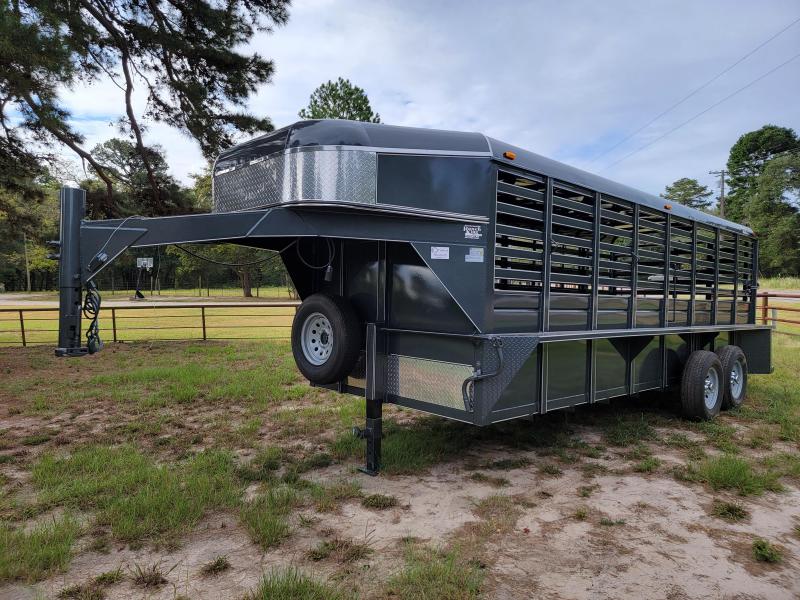 2022 Calico Trailers 20' x 6'8" x 6'6" Metal top Livestock Trailer 2022 Calico Trailers 20' x 6'8" x 6'6" Metal top Livestock Trailer