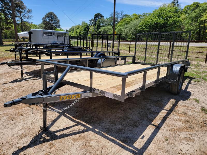 2022 Tiger 14' x 77" Single axle pipe top Utility Trailer 2022 Tiger 14' x 77" Single axle pipe top Utility Trailer
