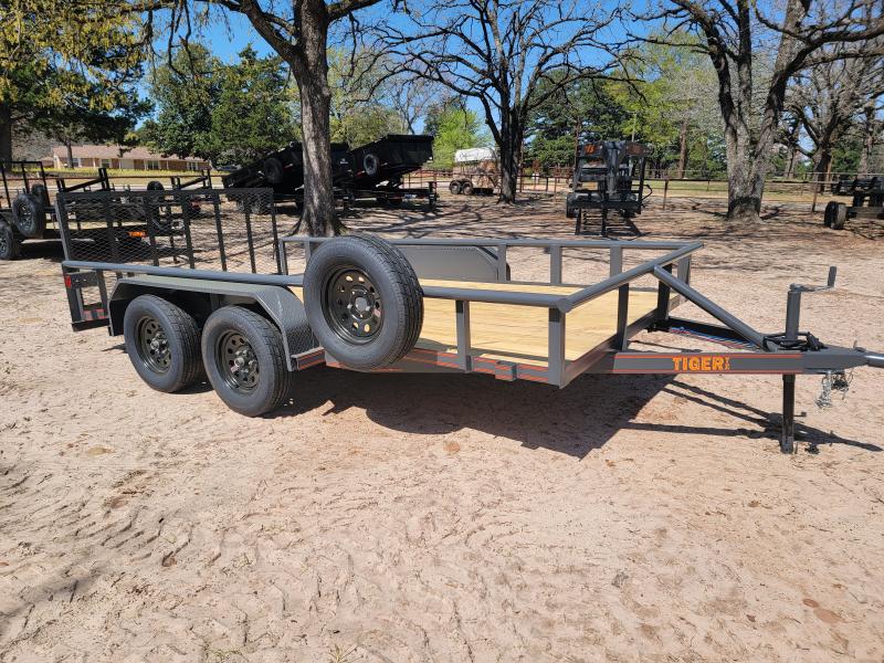 2023 Tiger 14' x 83" pipe top Utility Trailer