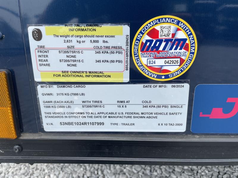 new Cargo (Enclosed) Trailers Diamond Cargo  for sale, in Columbia Station, OH Thumbnail 11