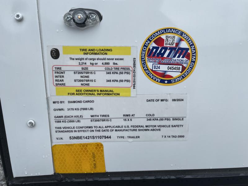 new Cargo (Enclosed) Trailers Diamond Cargo  for sale, in Columbia Station, OH Thumbnail 11