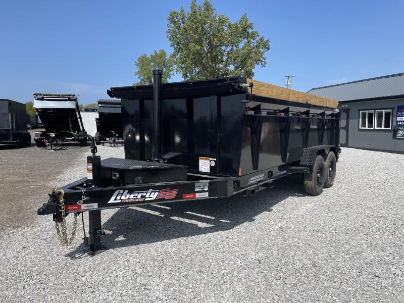 2025 Liberty 7x16 Liberty Dump Trailer Dump Trailer In Columbia Station