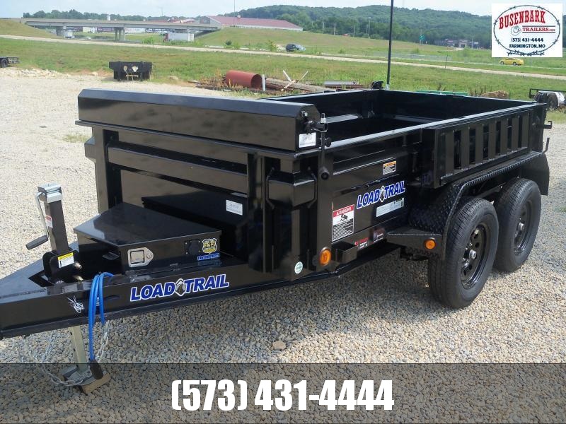 10X060 Load Trail Black Dump Trailer Side Mount Ramps DT6010032 10X060 Load Trail Black Dump Trailer Side Mount Ramps DT6010032