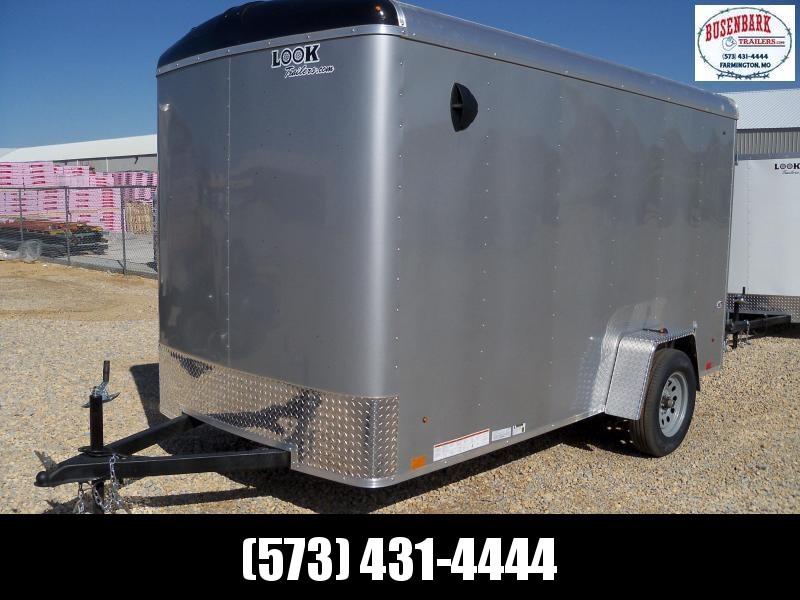 12X072 Look Silver Enclosed Cargo Trailer LSCAB6.0X12S12RD 12X072 Look Silver Enclosed Cargo Trailer LSCAB6.0X12S12RD