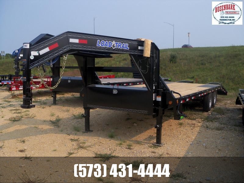 25X102 Load Trail Black Standard Gooseneck Trailer Dovetail Flip Over Ramps GS0225072 25X102 Load Trail Black Standard Gooseneck Trailer Dovetail Flip Over Ramps GS0225072