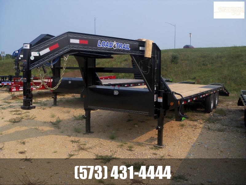 25X102 Load Trail Black Standard Gooseneck Trailer Dovetail Flip Over Ramps GS0225072 25X102 Load Trail Black Standard Gooseneck Trailer Dovetail Flip Over Ramps GS0225072