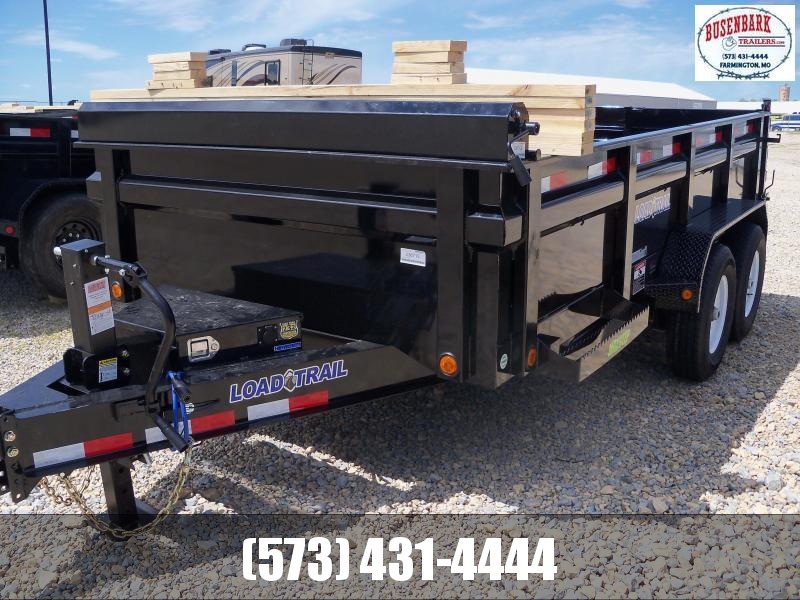 14X083 Load Trail Black Dump Trailer Slide In Ramps DT8314072 14X083 Load Trail Black Dump Trailer Slide In Ramps DT8314072