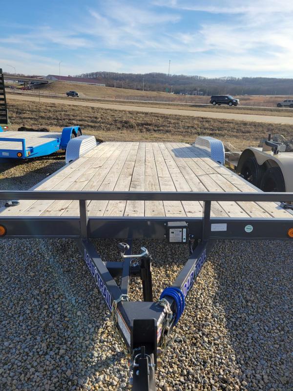 20' X 82" Tandem Axle Car Hauler Trailer Busenbark Trailers Load