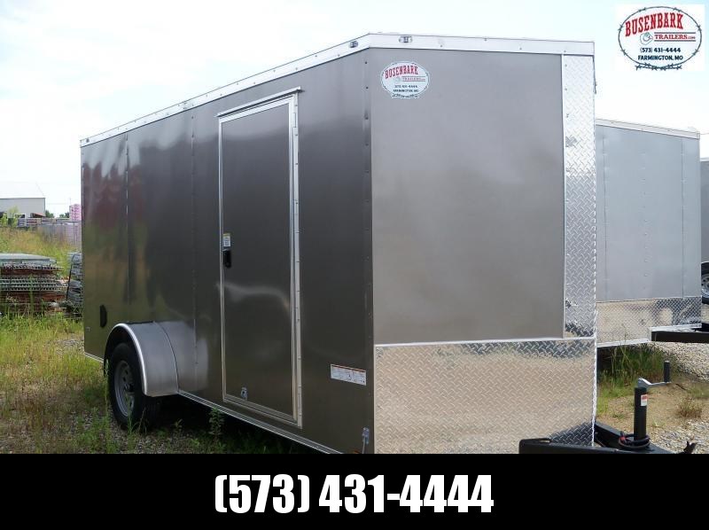 14x072 Anvil Pewter V-Nose 1 Axle Cargo Trailer AT6X14SA 14x072 Anvil Pewter V-Nose 1 Axle Cargo Trailer AT6X14SA