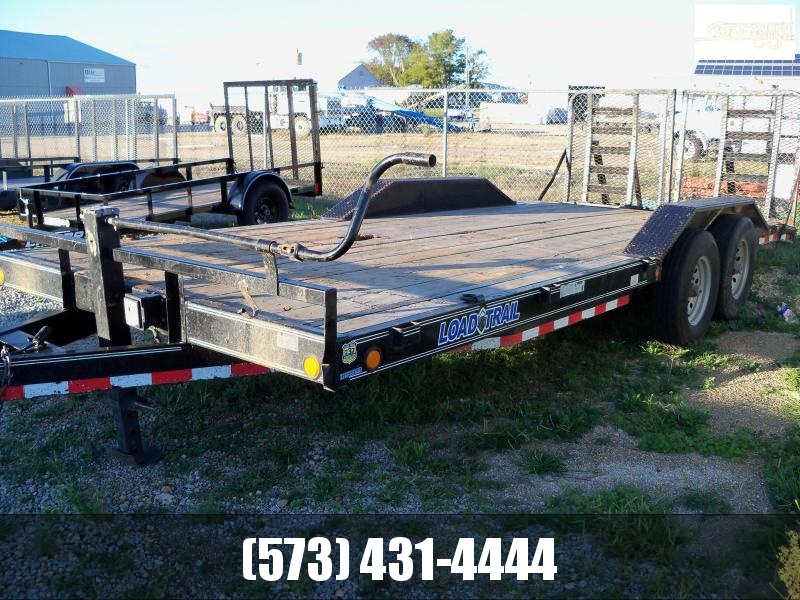 20x102 Load Trail Black Used 2' Dove Tail Carhauler CH0220072 20x102 Load Trail Black Used 2' Dove Tail Carhauler CH0220072