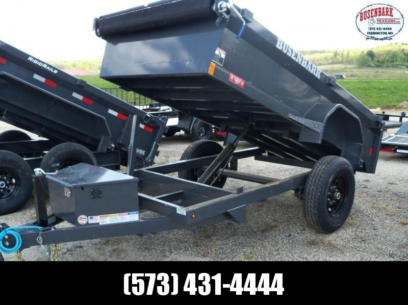 10X060 Lamar Charcoal Mini Dump Trailer 1 Axle DS601017 10X060 Lamar Charcoal Mini Dump Trailer 1 Axle DS601017