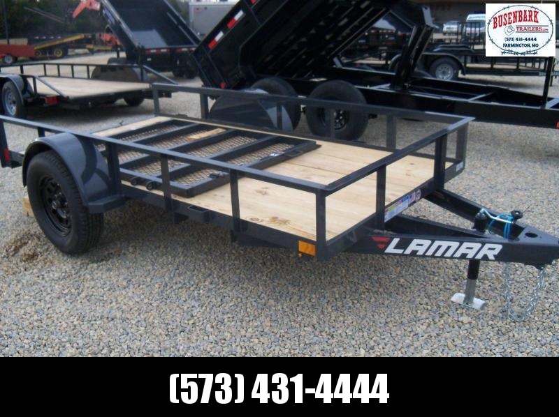 10X060 Lamar Gray Classic Utility Trailer 4' Gate Treated Wood UT601013 10X060 Lamar Gray Classic Utility Trailer 4' Gate Treated Wood UT601013
