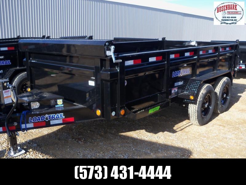 14X083 Load Trail Black Dump Trailer Slide In Ramps DT8314072 14X083 Load Trail Black Dump Trailer Slide In Ramps DT8314072