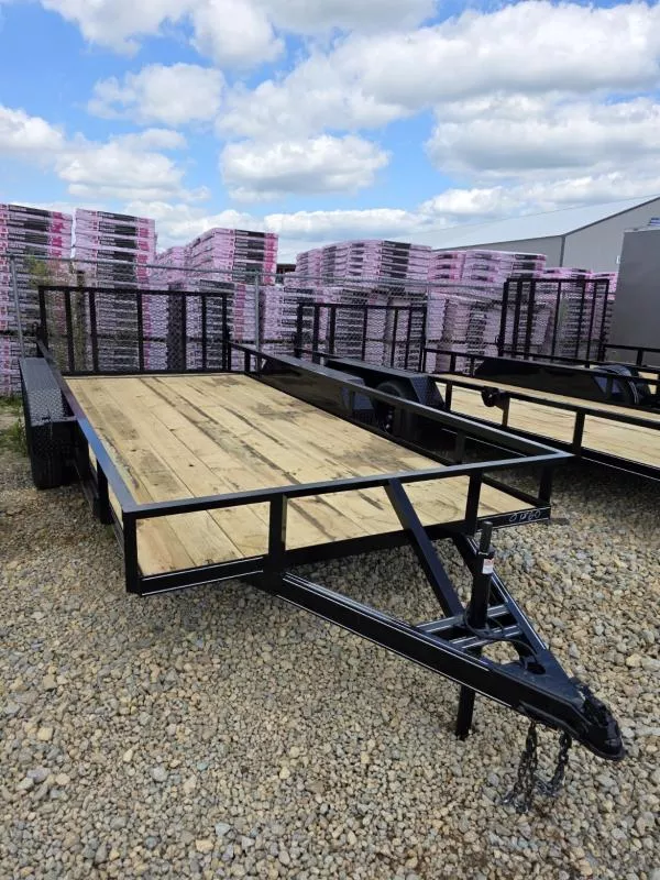 77" X 16' Tandem Axle Utility Trailer
