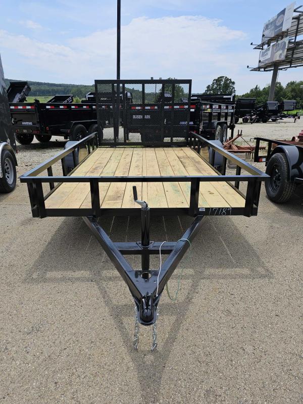 12' X 77" Single Axle Utility Trailer Busenbark Trailers Load Trail