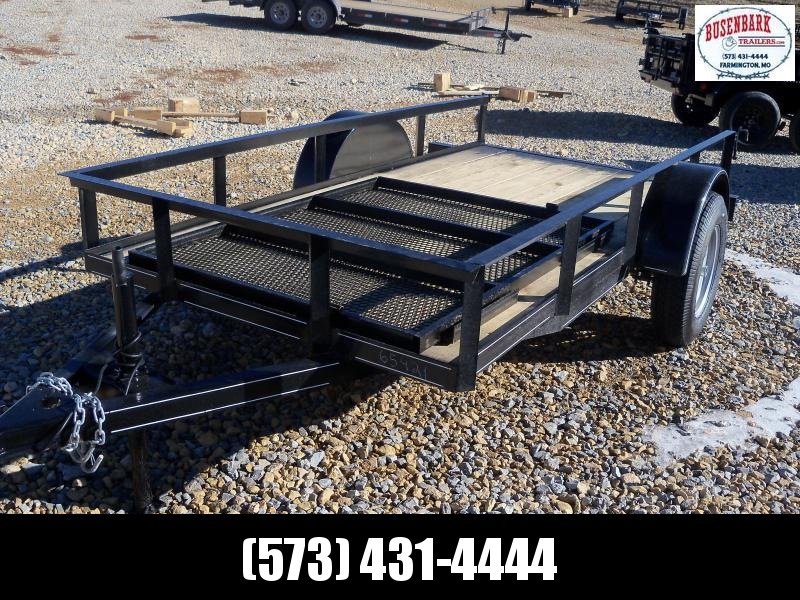 10X060 Busenbark Black Utility Trailer 4' Gate UT6010 10X060 Busenbark Black Utility Trailer 4' Gate UT6010