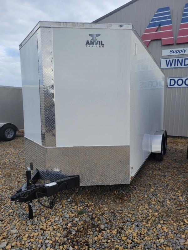 84" X 16' Tandem Axle Enclosed Trailer Busenbark Trailers Load Trail Flatbed Trailers in MO