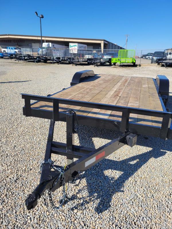 82" X 18' Tandem Axle Car Hauler Trailer Busenbark Trailers Load