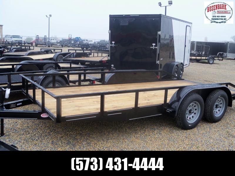 16X083 Busenbark Black Utility Trailer Extra Wide With Brake 5' Slide In Ramps UT8316 16X083 Busenbark Black Utility Trailer Extra Wide With Brake 5' Slide In Ramps UT8316