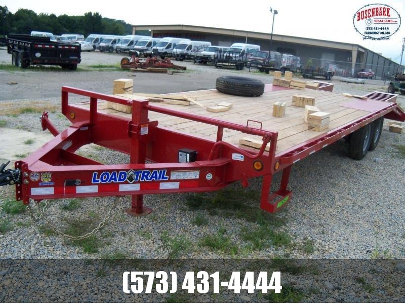 24X102 Load Trail Red Pintle Hook Trailer Dovetail & Flip Over Ramps PS0224072 24X102 Load Trail Red Pintle Hook Trailer Dovetail & Flip Over Ramps PS0224072