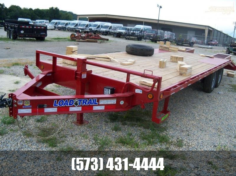 24X102 Load Trail Red Pintle Hook Trailer Dovetail & Flip Over Ramps PS0224072 24X102 Load Trail Red Pintle Hook Trailer Dovetail & Flip Over Ramps PS0224072