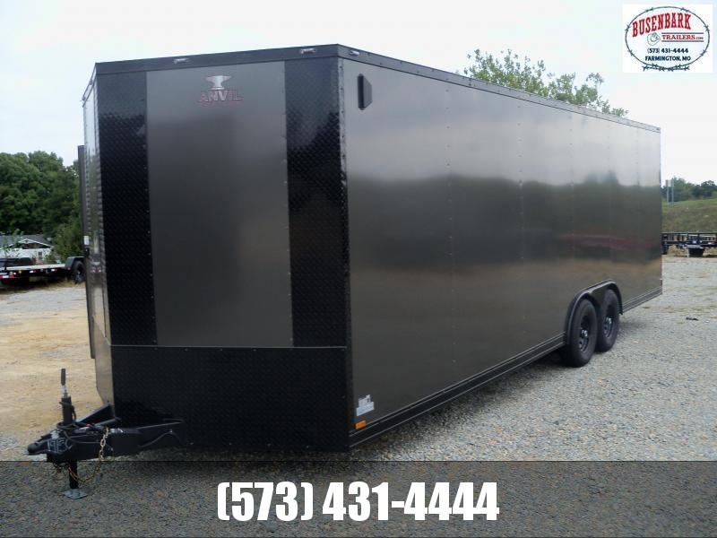 24X102 Anvil Charcoal 7' Enclosed Cargo Trailer #5200 Axles AT85X24TA3 24X102 Anvil Charcoal 7' Enclosed Cargo Trailer #5200 Axles AT85X24TA3