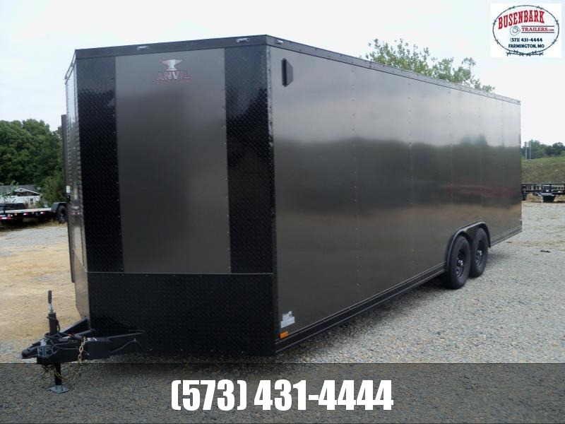 24X102 Anvil Charcoal 7' Enclosed Cargo Trailer #5200 Axles AT85X24TA3 24X102 Anvil Charcoal 7' Enclosed Cargo Trailer #5200 Axles AT85X24TA3
