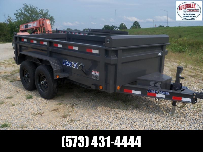 12X072 Load Trail Gray Dump Trailer Slide In Ramps Max Step DT7212052 12X072 Load Trail Gray Dump Trailer Slide In Ramps Max Step DT7212052