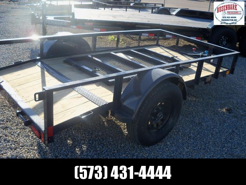 10X060 Lamar Black Classic Utility Trailer 2' Dove 3' Gate Treated Wood UT601013 10X060 Lamar Black Classic Utility Trailer 2' Dove 3' Gate Treated Wood UT601013
