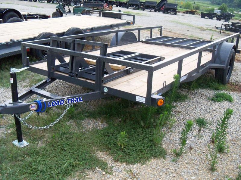 14X077 Load Trail Gray Utility Trailer 4' Fold Gate SE7714031 14X077 Load Trail Gray Utility Trailer 4' Fold Gate SE7714031