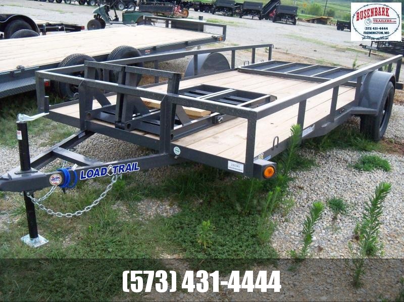 14X077 Load Trail Gray Utility Trailer 4' Fold Gate SE7714031 14X077 Load Trail Gray Utility Trailer 4' Fold Gate SE7714031