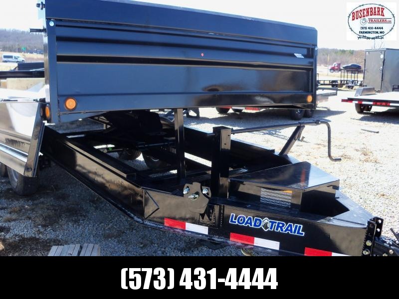16X096 Load Trail Black Tandem Axle Dump Pintle Hook Deck Trailer DZ9616072 16X096 Load Trail Black Tandem Axle Dump Pintle Hook Deck Trailer DZ9616072
