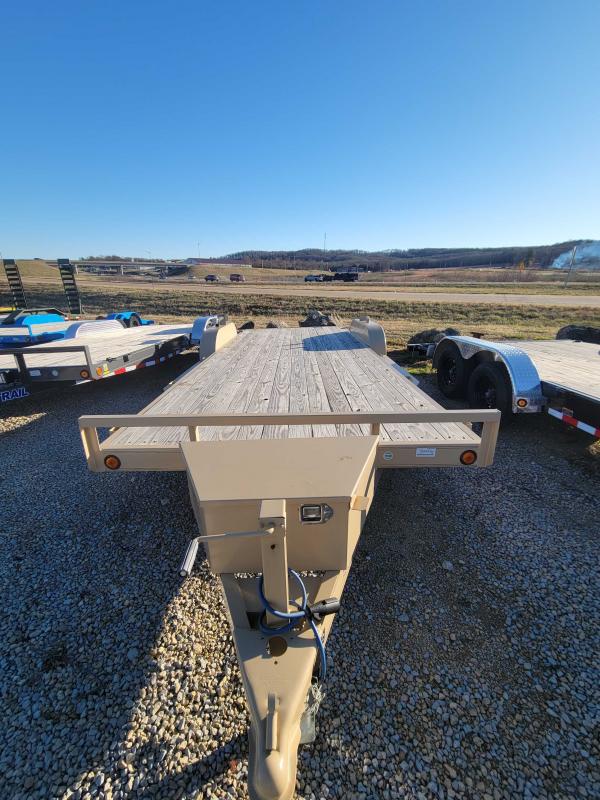 20' X 83" TA FOLD UP RAMPS CARHAULER w/TOOL BOX, RUNNING BOARDS, SPARE MOUNT AND DOVE TAIL 20' X 83" TA FOLD UP RAMPS CARHAULER w/TOOL BOX, RUNNING BOARDS, SPARE MOUNT AND DOVE TAIL
