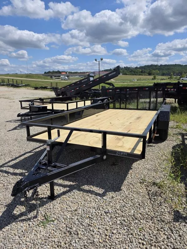 77" X 16' Tandem Axle Utility Trailer