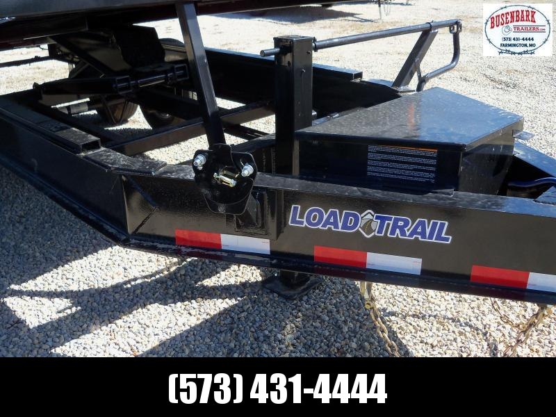 14x096 Load Trail Black Tandem Axle Dump Pintle Hook Over Deck Trailer DZ9614072 14x096 Load Trail Black Tandem Axle Dump Pintle Hook Over Deck Trailer DZ9614072