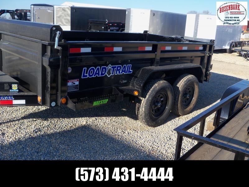 12X072 Load Trail Black Dump Trailer Slide In Ramps Max Step DT7212052 12X072 Load Trail Black Dump Trailer Slide In Ramps Max Step DT7212052