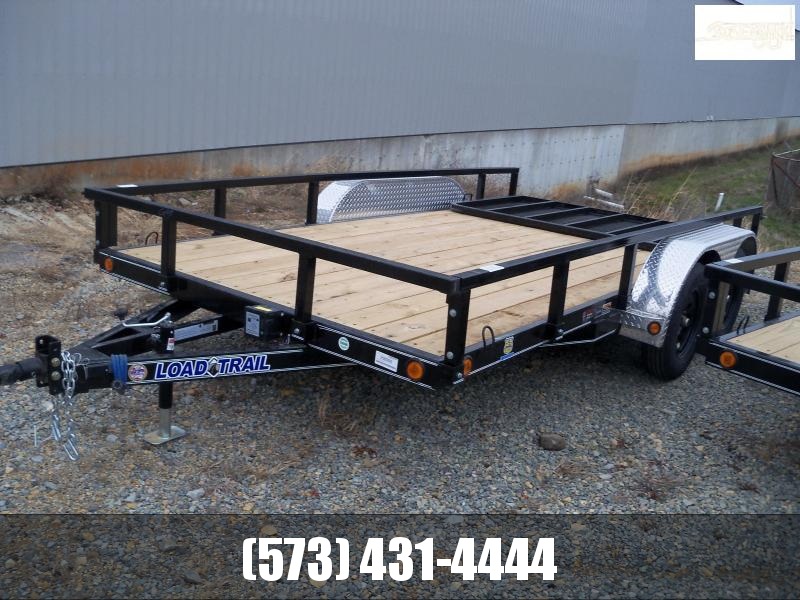 14X083 Black 10K TA Utility Trailer Tube Side Rails 4' Fold Gate 14X083 Black 10K TA Utility Trailer Tube Side Rails 4' Fold Gate
