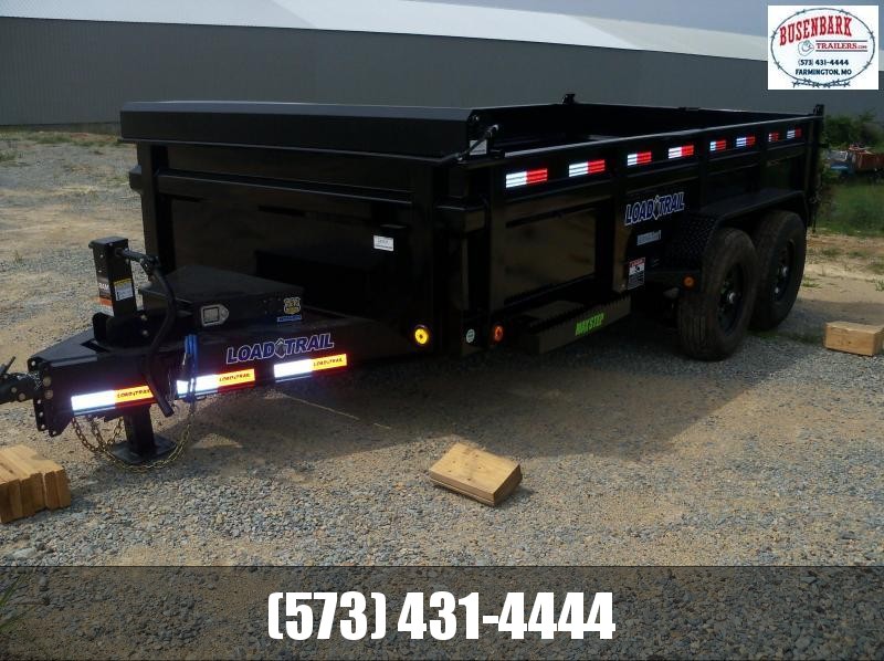 14X083 Load Trail Black Dump Trailer Slide In Ramps DT8314072 14X083 Load Trail Black Dump Trailer Slide In Ramps DT8314072