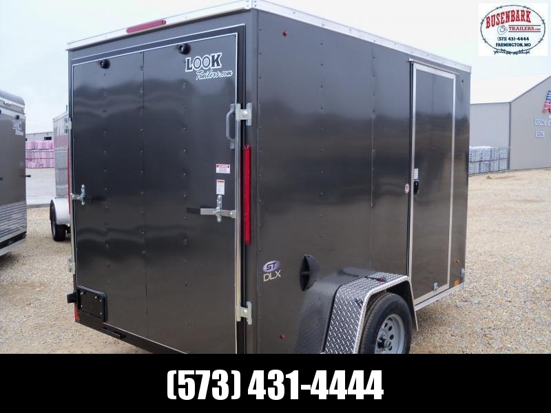 10X072 Look Charcoal Enclosed Cargo Trailer Deluxe LSAB6.0X10S12FF 10X072 Look Charcoal Enclosed Cargo Trailer Deluxe LSAB6.0X10S12FF